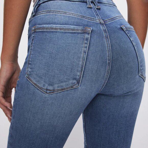GOOD AMERICAN Always Fits Good Waist Skinny Jeans - 00-4 Indigo - Picture 5 of 6